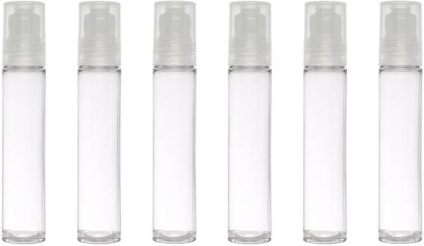 nsb herbals Empty Clear Plastic Roll On Bottles for Essential Oil, Perfume, Lip Balm, Aromas 10 ml Bottle