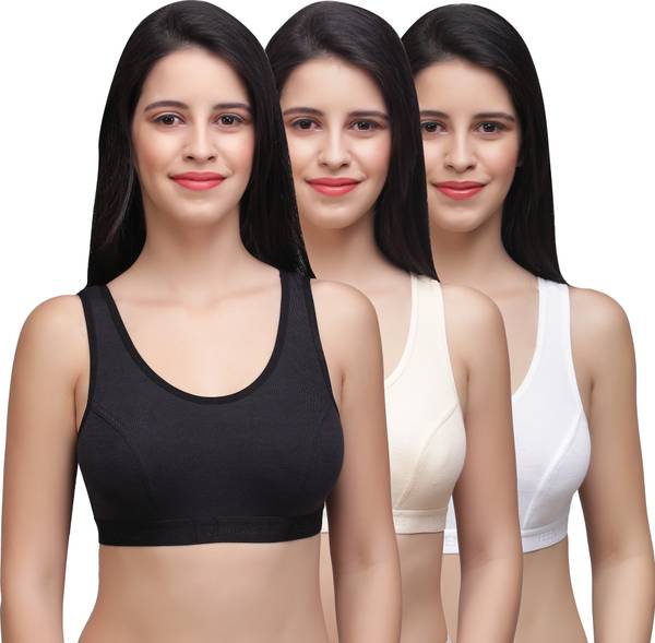 TEENPLUS Women Sports Non Padded Bra