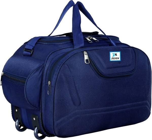 (Expandable) BLUE INOVA 01 Duffel With Wheels (Strolley)