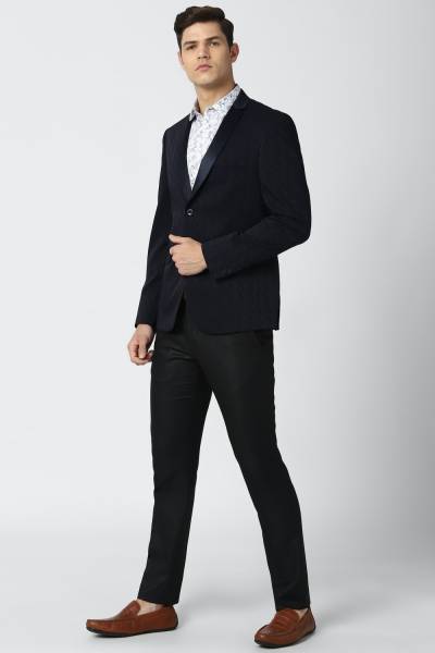 VAN HEUSEN Solid Single Breasted Casual Men Blazer