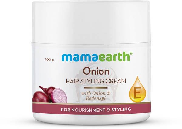 MamaEarth Onion Hair Styling Cream for Men with Onion & Redensyl for Nourishment & Styling Hair Cream