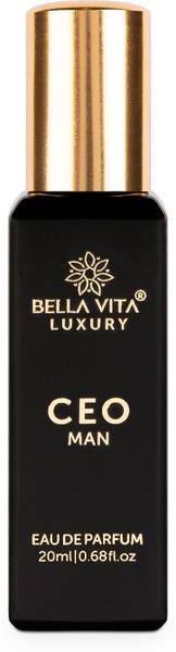 Bella vita organic CEO MAN perfume For Men|Long Lasting with Tonka & Woody Notes| Eau de Parfum  -  20 ml