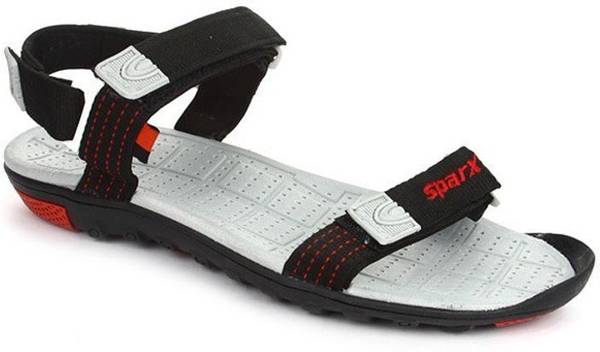 Sparx black clearance sandals price