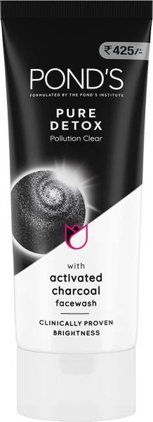 POND&#x27;s Pure Detox Anti-Pollution Purity  With Activated Charcoal Face Wash  (200 g)