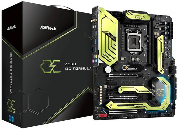 ASRock Z590 OC Formula LGA 1200Socket ATX Intel Z590 Chipset DDR4 Motherboard for Desktop