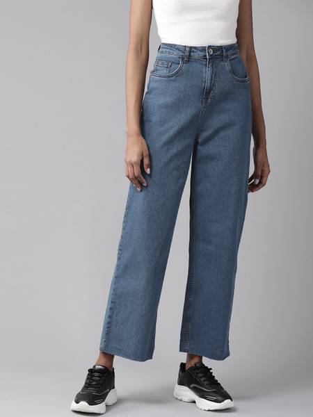 Roadster Flared Women Dark Blue Jeans