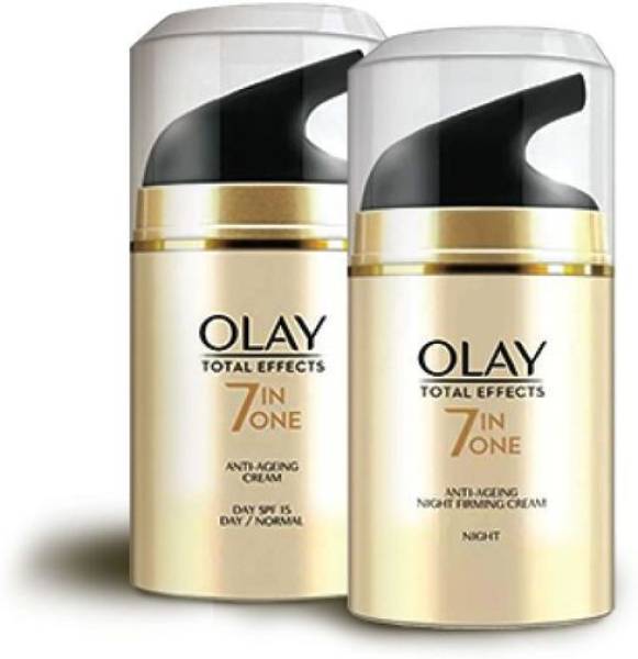OLAY Total Effects Day Cream 50g + Total Effects Night Cream 50g - Slay All Day Pack
