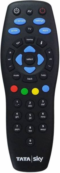 Tata Sky Universal Genuine Tata Sky Setop Box, Tata Sky HD Remote Controller
