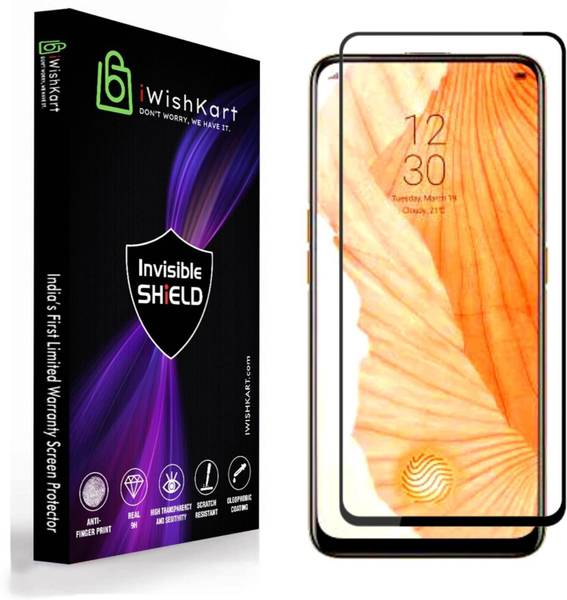 iWishKart Edge To Edge Tempered Glass for Realme X3