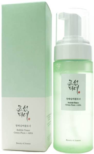 Beauty Of Joseon Bubble Toner: Green Plum + AHA 150ml Men & Women