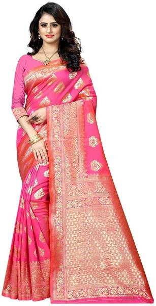 signagraph Woven Kanjivaram Pure Silk Saree