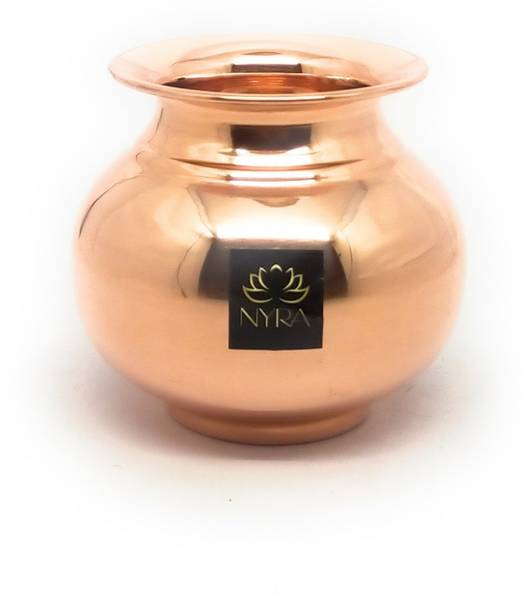 Nyra Pure Copper Tamba Lota/Kalash Heavy Water Storage/Puja Purpose