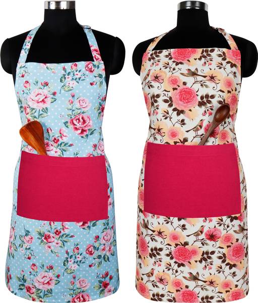 Peperhomia Cotton Home Use Apron - Free Size