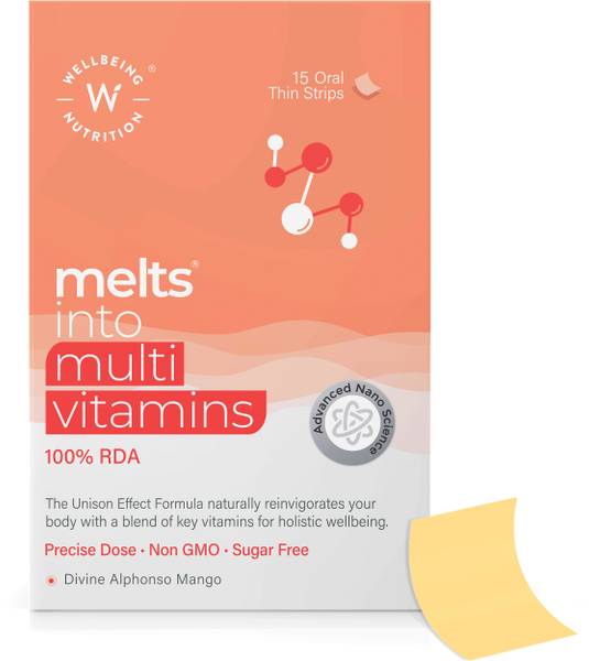 Wellbeing Nutrition Plant Based Multivitamin with 100 RDA of Vitamin A