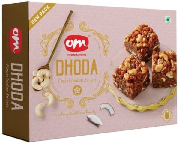 Om Sweets & Snacks Dodha Burfi Sweet | 250g Box