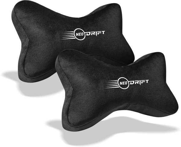 Neodrift Black Memory Foam, Velvet Car Pillow Cushion for Universal For Car