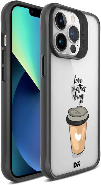 DailyObjects Coffee Is Love Black Hybrid Clear Back Cover for APPLE iPhone 13 Pro