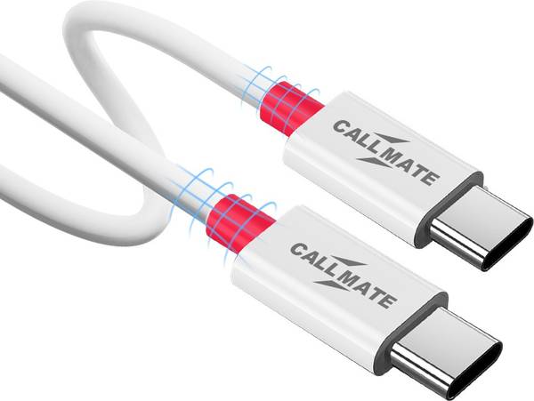 Callmate USB Type C Cable 1.5 m TypeC- TypeC 65W Data & Fast Charging cable for Type C Devices