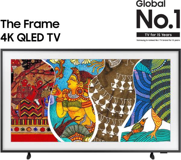 SAMSUNG The Frame 2021 Series 125 cm (50 inch) QLED Ultra HD (4K) Smart TV  (QA50LS03AAKLXL)
