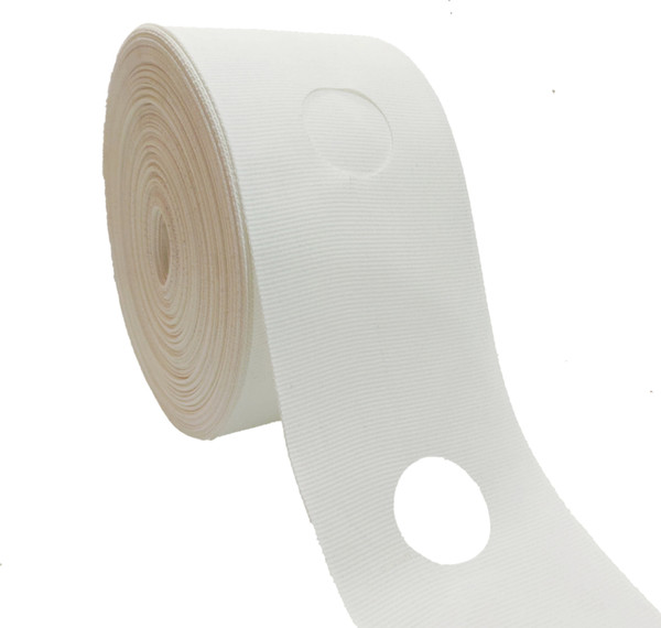 Shuttle 8 Hole Curtain Tape 50m Heavy Parda Eyelet RIng Tape 4 inch Curtain Fabric