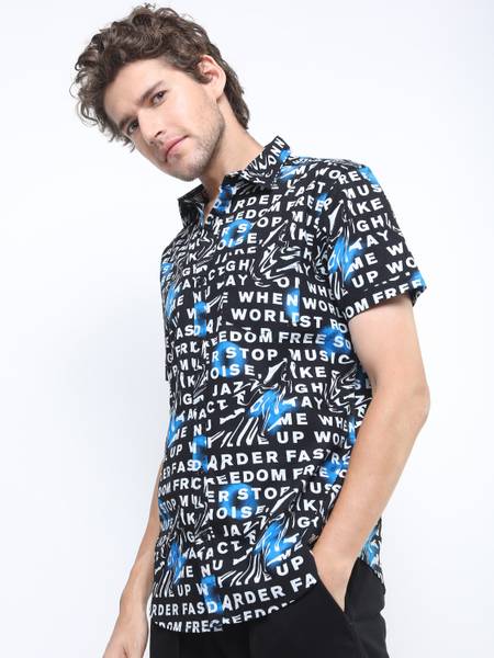 KETCH Men Printed Casual Multicolor Shirt