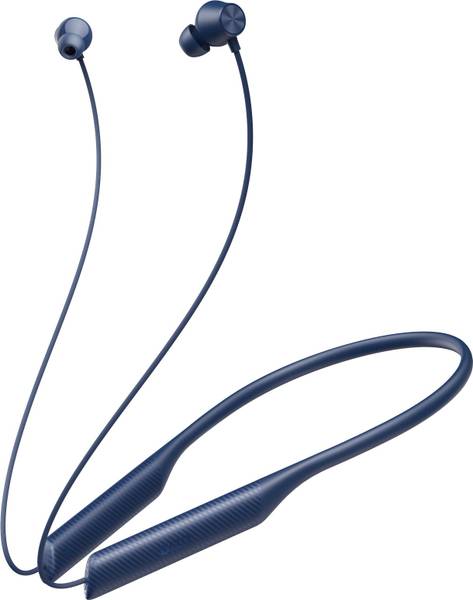 DIZO Wireless Dash with 30H play and Blink Fast Charging (by realme Techlife) Bluetooth Headset  (Electric Blue, In the Ear)