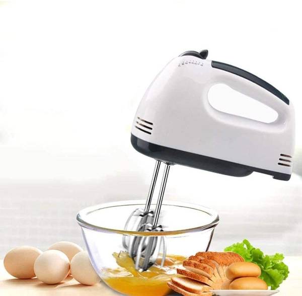 Viyoga by Scarlett 7 Speed Hand Mixer with 4 Pieces Steel ice