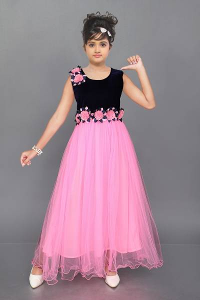 FTC FASHIONS Girls Maxi/Full Length Party Dress