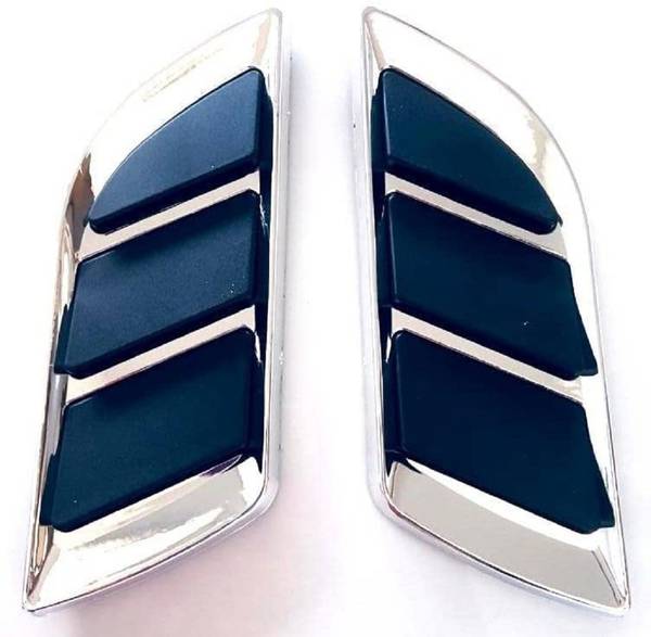 LAVITRA Car Decorative Air Flow Duct Racing Side Vent Air Flow Sticker for All Cars Side Scoop
