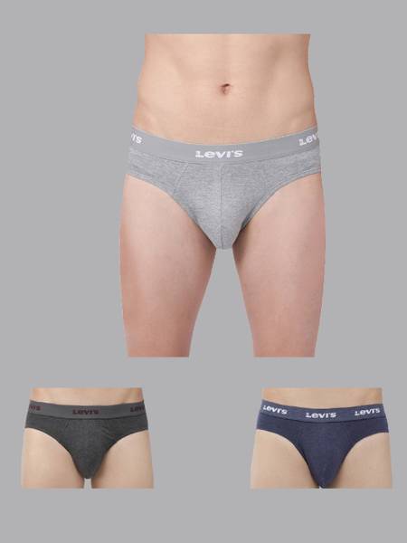 LEVI'S Men Contoured Double Pouch, Tag Free Comfort & Smartskin Technology Style# 009 Neo Brief
