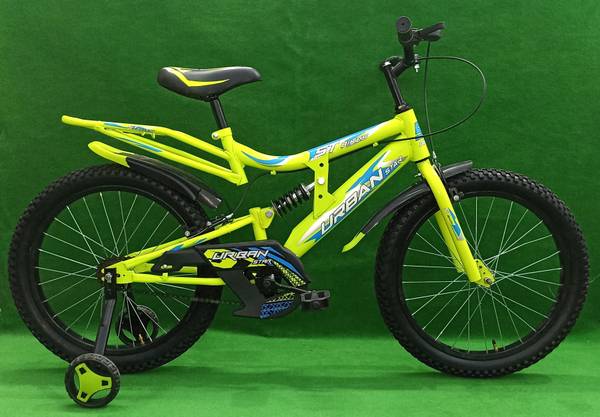 Urban Star 20T SUSPENSION MODEL (85% ASSEMBLED) KIDS ROAD CYCLE(SINGLE SPEED - GREEN) 20 T Roadster Cycle