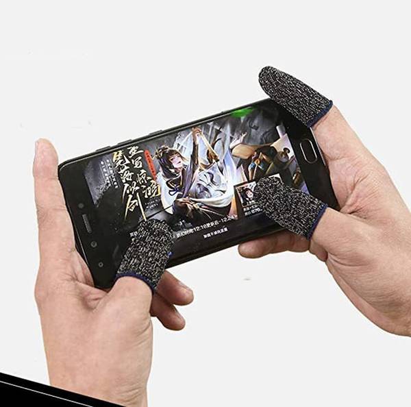 Best-Quality-Hub Gaming Finger PUBG Finger Sleeve Thumb Grip Sweatproof Smooth Finger Sleeve