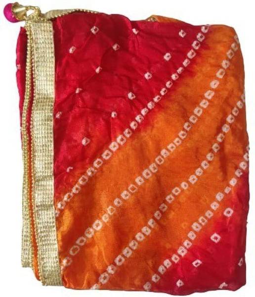 WaheguruFabrics Art Silk Printed Women Dupatta