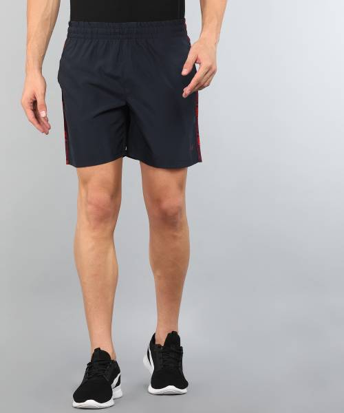 FILA Solid Men Blue Regular Shorts