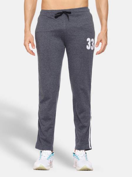 ADBUCKS Solid Men Blue Track Pants