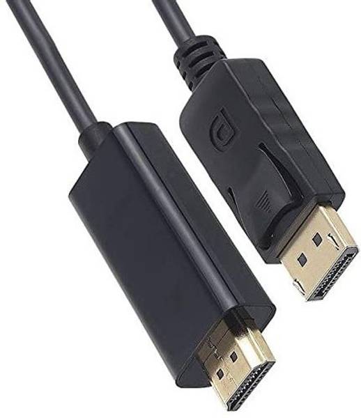 TERABYTE HDMI Cable 1.6 m 1.6Meter DP Display Port Male to HDMI Male Cable 1080P Full HD Video Gold Plated
