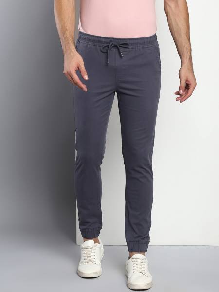 Dennis Lingo Regular Fit Men Grey Trousers