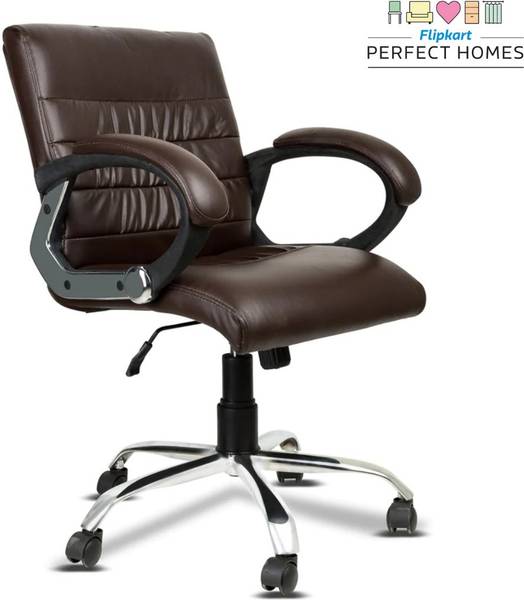 Flipkart perfect homes leatherette top office arm chair