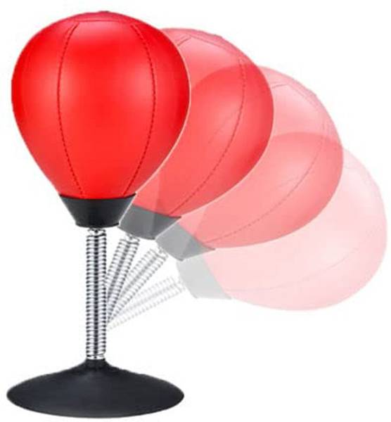 Draven Stress Buster Desktop Boxing Punching Bag with Suction Cup for Stress Relief Standing Bag