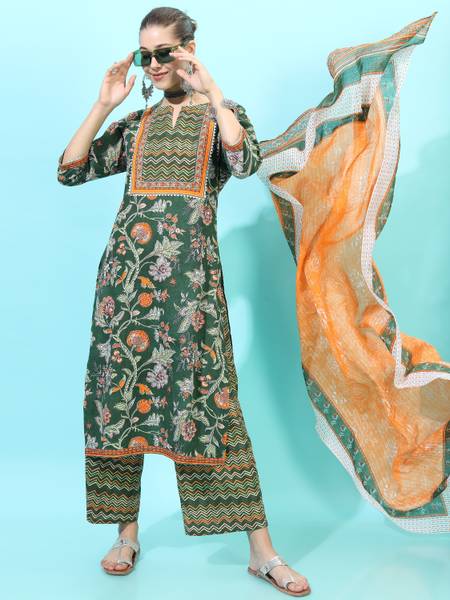 Vishudh Women Kurta Palazzo Set