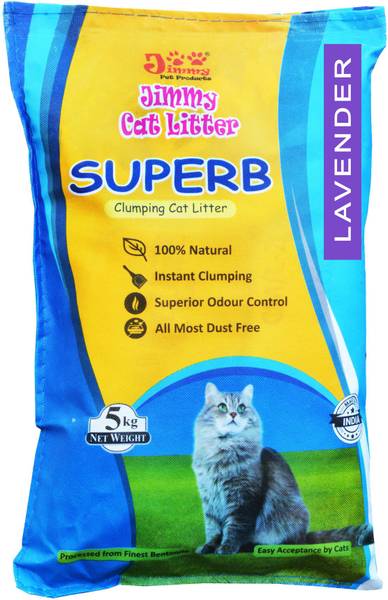 Jimmy Cat litter superb lavender fragrance 5kg Pet Litter Tray Refill