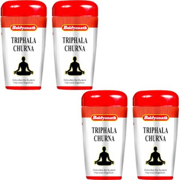 Baidyanath Triphla Churna 500g for Detoxifies the system Improves Digestion Pack of 4