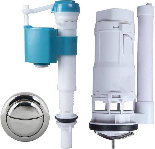 Supreme Bazaar Water-Saving Toilet Repair Kit Dual Flush Valve , 8.26 inch Flush siphon 6-10" Flush Tank Lever