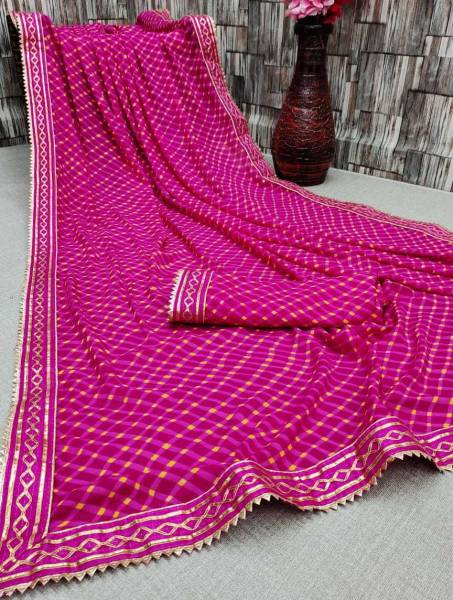 Bandhani Georgette Saree