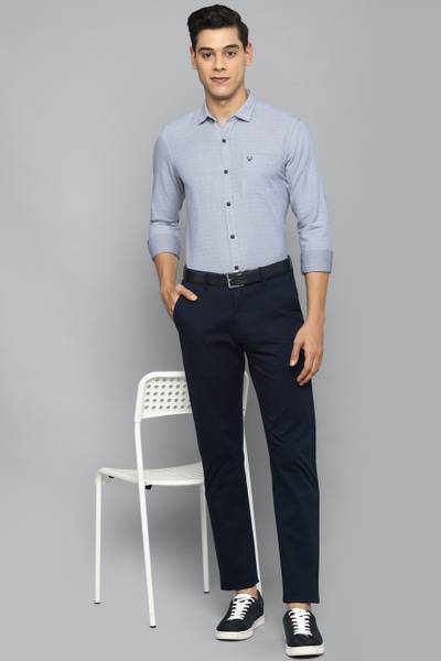 Allen solly striped discount pants