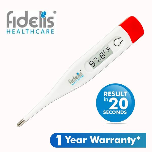 Fidelis Healthcare Digital Thermometer DTM05 Waterproof Premium Body Fever Testing Machine for Kids Adults & Babies Thermometer