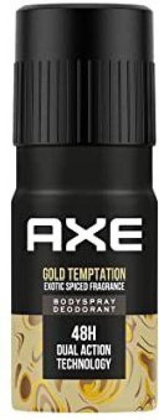 AXE GOLD TEMPTATION CAN EXOTIC SPICED FRAGRANCE BODY DEODORANT 150 ML X 1 Deodorant Spray - For Men