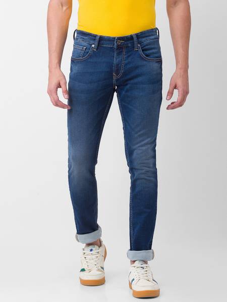 Spykar Slim Men Blue Jeans