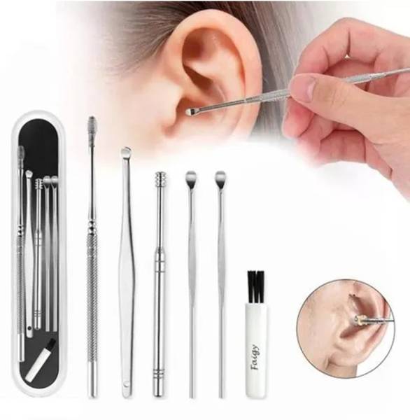 MELODINE Ear Cleaning Tools kit Ear Wax Cleaner Earwax Remover Stick Set (pack of 6)
