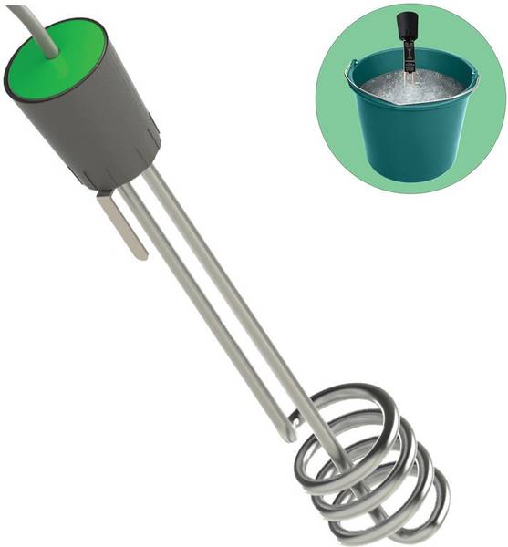 Nimbus Electric Immersion Water Heating Rod 1250 Watts | Water Heater | Bucket Heater 1250 W Shock Proof Immersion Heater Rod